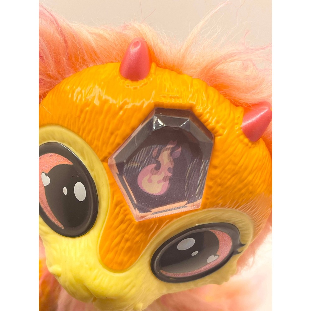 Magic Mixies Mixlings Fire Plush Orange Pink Mythical Creature Toy JHC23